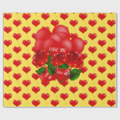 Romantisch inpakpapier (Vlak)