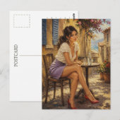 Romantisch Italiaans Briefkaart (Voorkant / Achterkant)