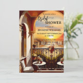 Romantisch Italiaans Vrijgezellenfeest Kaart (Staand voorkant)