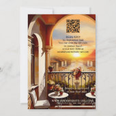 Romantisch Italiaans Vrijgezellenfeest Kaart (Achterkant)