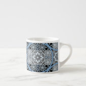 Romantisch Kant: Heldere Abstracte Print. Espresso Kop (Rechts)