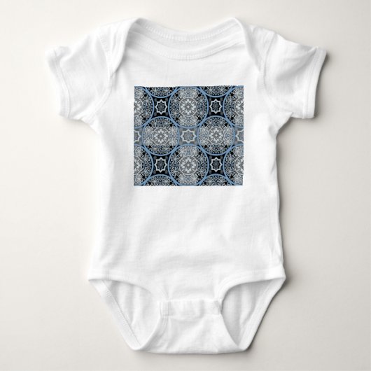 Romantisch Kant: Heldere Abstracte Print. Romper (Voorkant)