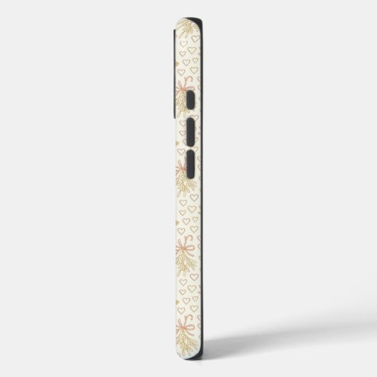Romantisch kerstpatroon Case-Mate iPhone case (Achterkant / Links)