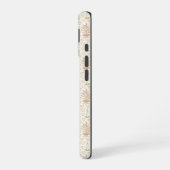 Romantisch kerstpatroon iPhone 16 hoesje (Linkerkant)
