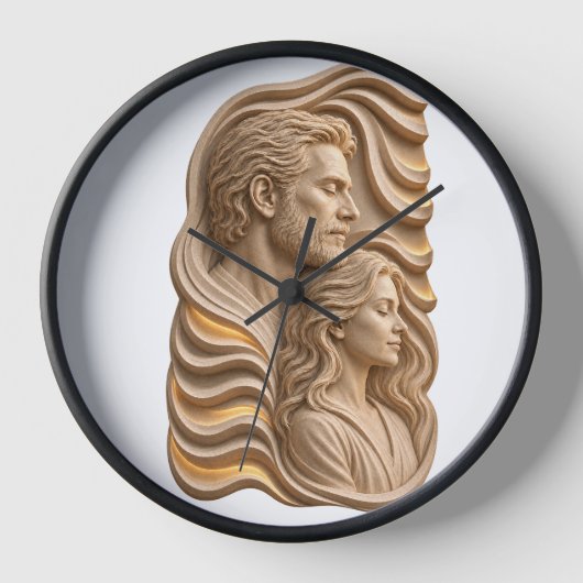 Romantisch klassiek koppels Reliëf Kunst (Voorkant)