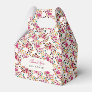 Romantisch Klassiek Pearl Swan Floral Lijst bruilo Bedankdoosjes