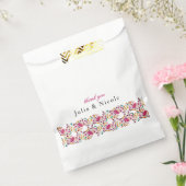 Romantisch Klassiek Pearl Swan Floral Lijst bruilo Bedankzakje (Gezegeld)