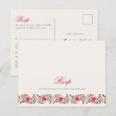 Romantisch Klassiek Pearl Swan Floral Lijst bruilo Briefkaart (Voorkant / Achterkant)