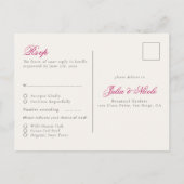 Romantisch Klassiek Pearl Swan Floral Lijst bruilo Briefkaart (Achterkant)