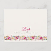 Romantisch Klassiek Pearl Swan Floral Lijst bruilo Briefkaart (Voorkant)