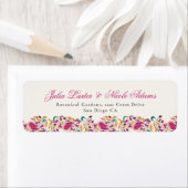 Romantisch Klassiek Pearl Swan Floral Lijst bruilo Etiket (Insitu)