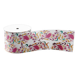 Romantisch Klassiek Pearl Swan Floral Lijst bruilo Grosgrain Lint