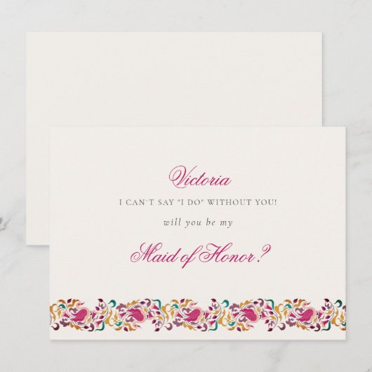 Romantisch Klassiek Pearl Swan Floral Lijst bruilo Menu (Voorkant / Achterkant)