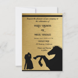 romantisch koppel en zwarte paardenliefde in de lu