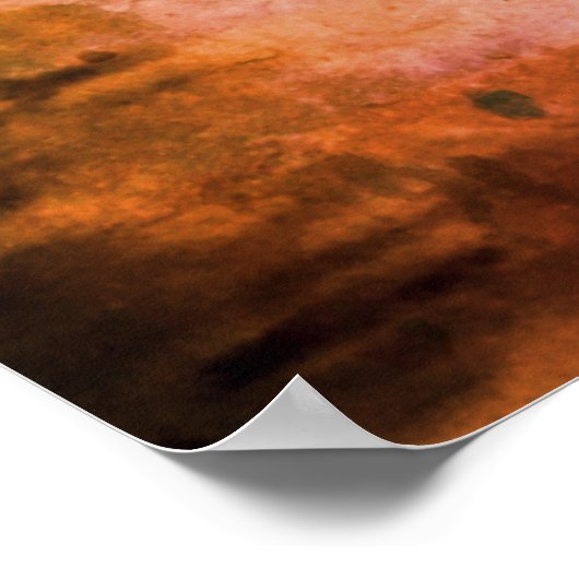 Romantisch koppel kussen onder de paraplu poster (Hoek)