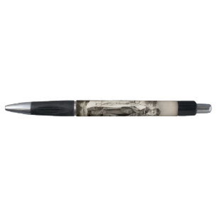 romantisch koppel met parasol pen
