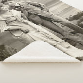 romantisch koppel met parasol sherpa deken (3/4)