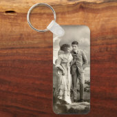 romantisch koppel met parasol sleutelhanger (Voorkant)