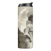  romantisch koppel met parasol thermosbeker (Gedraaid links)