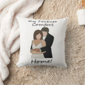 Romantisch Koppel Mijn Thuis Voor Altijd Trouwdag Kussen (Deken)