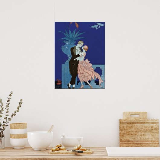  Romantisch koppel ~ Oui Poster (Keuken)