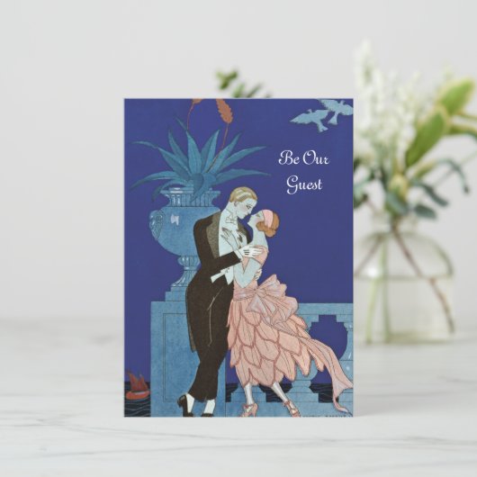 Romantisch Koppel uit het Verleden ~ "Oui" (Staand voorkant)