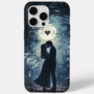 Romantisch Kussen Koppel Naam Initiaal iPhone Case