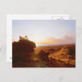 Romantisch landschap, 1860 briefkaart (Voorkant / Achterkant)