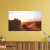 Romantisch landschap, 1860 canvas afdruk (Insitu (Woonkamer))