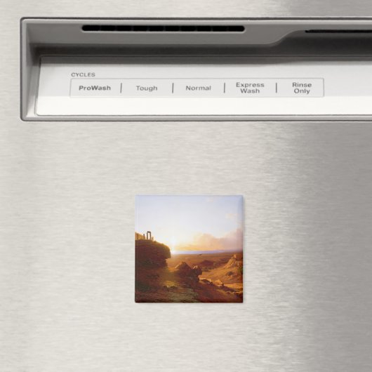 Romantisch landschap, 1860 magneet (Insitu (Vaatwasser))