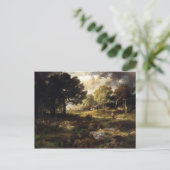 Romantisch landschap briefkaart (Staand voorkant)