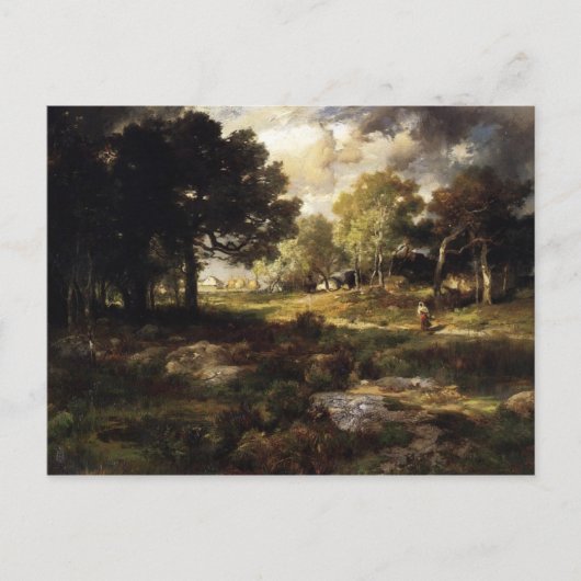 Romantisch landschap briefkaart (Voorkant)