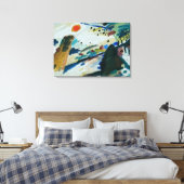 Romantisch landschap door Wassily Kandinsky Canvas Afdruk (Insitu (Slaapkamer))