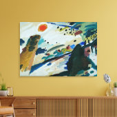 Romantisch landschap door Wassily Kandinsky Canvas Afdruk (Insitu (Woonkamer))