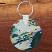 Romantisch landschap door Wassily Kandinsky Sleutelhanger (Voorkant)