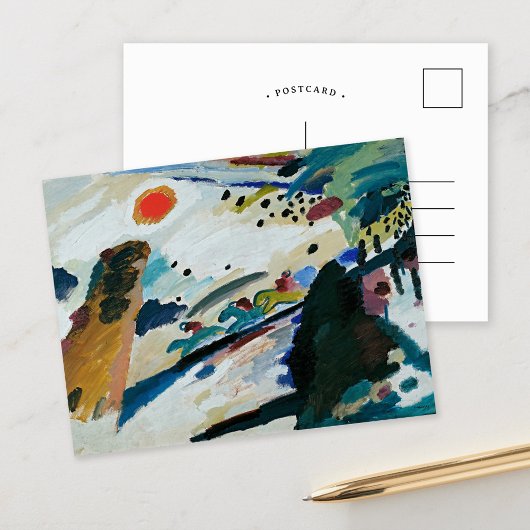 Romantisch landschap | Kandinsky Briefkaart
