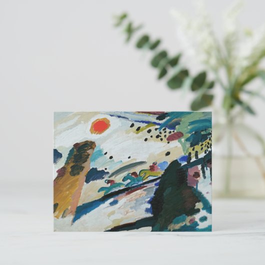 Romantisch landschap | Kandinsky Briefkaart (Staand voorkant)