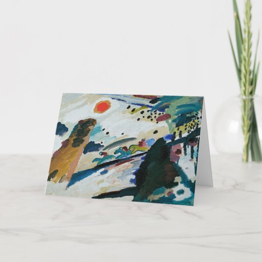 Romantisch landschap | Kandinsky Kaart (Voorkant)