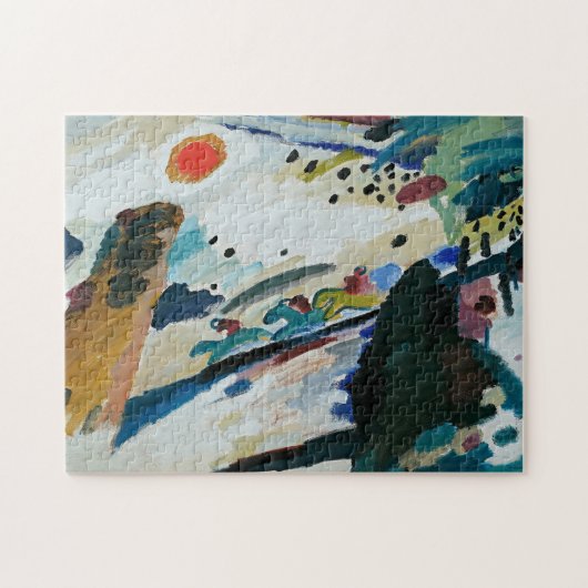 Romantisch landschap | Kandinsky Legpuzzel (Horizontaal)