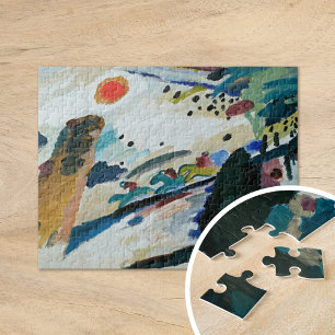 Romantisch landschap   Kandinsky Legpuzzel