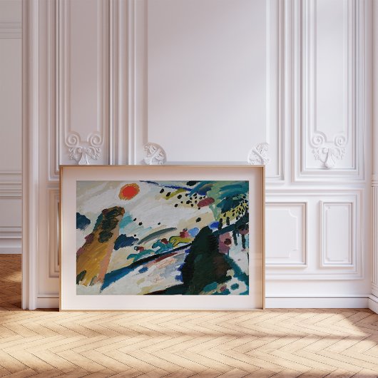 Romantisch Landschap | Kandinsky Poster