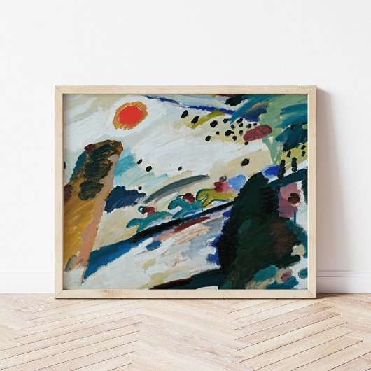 Romantisch landschap | Kandinsky Poster