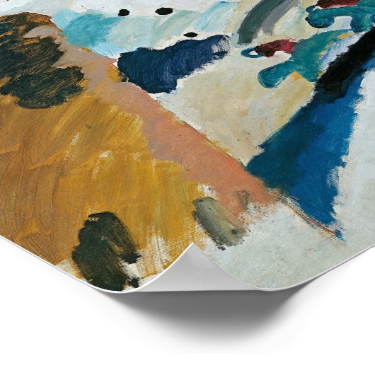 Romantisch landschap | Kandinsky Poster (Hoek)