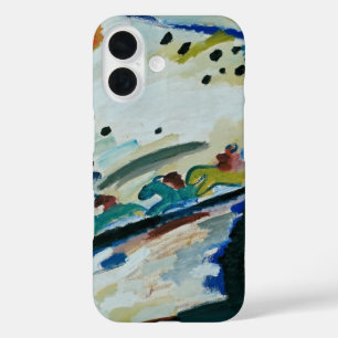 Romantisch landschap van Wassily Kandinsky iPhone 16 Hoesje