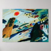 Romantisch landschap van Wassily Kandinsky Poster (Voorkant)
