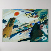 Romantisch landschap van Wassily Kandinsky Poster (Voorkant)