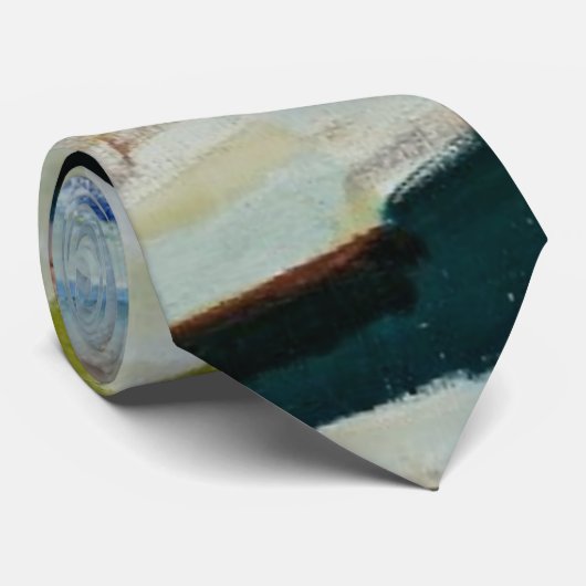 Romantisch landschap van Wassily Kandinsky Stropdas (Opgerold)