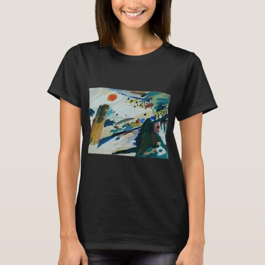 Romantisch landschap van Wassily Kandinsky T-shirt (Voorkant)