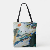Romantisch landschap van Wassily Kandinsky Tote Bag (Achterkant)