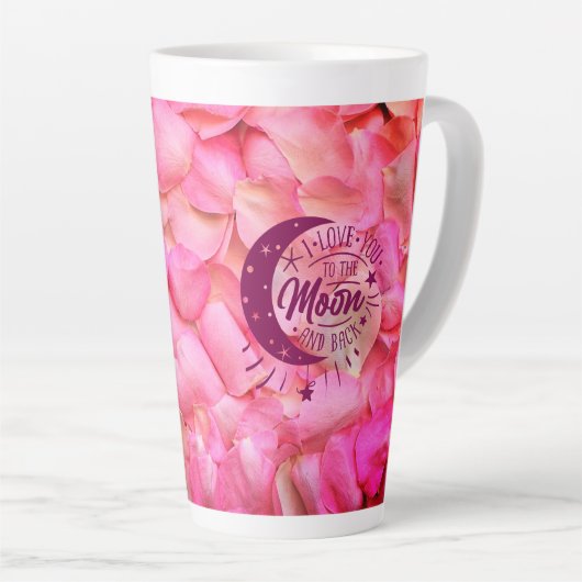 Romantisch Latte Mok (Rechterhoek)